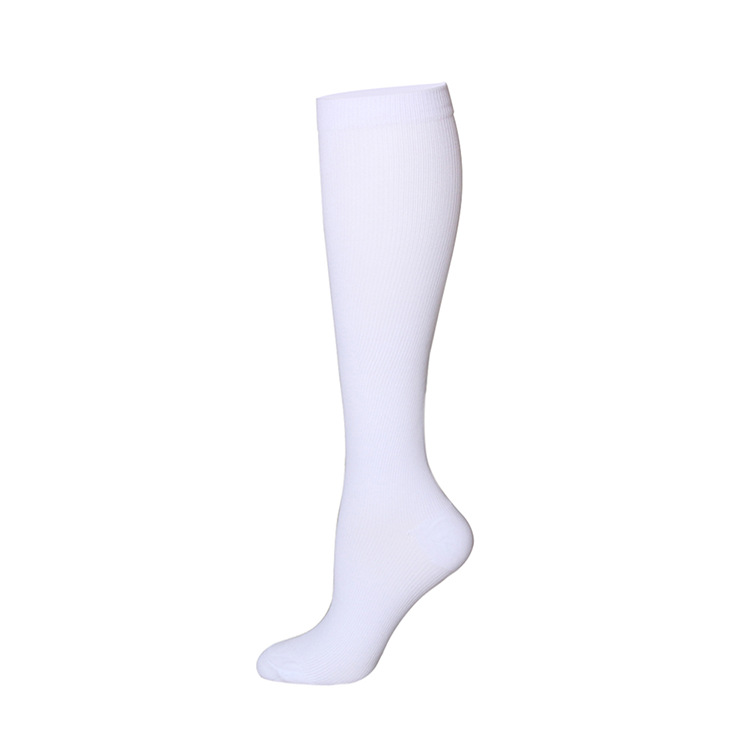 10 Pairs Outdoor Sports Breathable Compression Socks Solid Elastic Pressure Cycling Running Stockings Bulk Wholesale